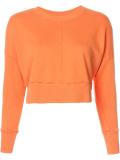 cropped sweatshirt