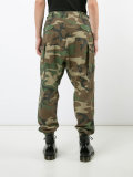 camouflage cropped trousers
