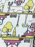 fountain print dress
