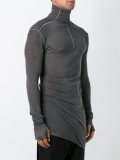 sheer slim-fit sweatshirt