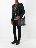 zipped shoulder bag