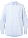 layered back shirt