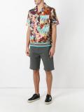 tropical print shirt