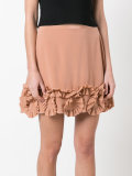 frill trim skirt