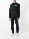 rose tattoo embroidered shirt