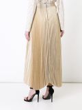 pleated maxi skirt