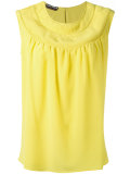 round neck shift blouse