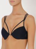 strappy underwire bra