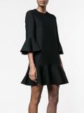 crepe couture mini dress