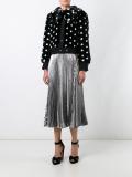 faux fur dotted jacket 