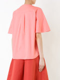 buttoned boxy shirt
