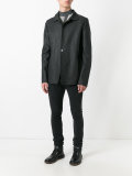 square-button detailed jacket