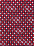 crossed pattern tie