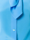 tie neck blouse