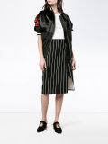 bomber jacket with contrasting arms 