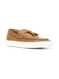lace-up detail boat shoes