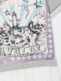 circus print sweatshirt dress