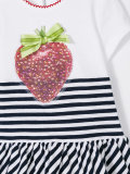 strawberry stripe dress