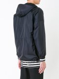 elasticated cuffs hooded jacket