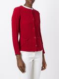 textured button down cardigan