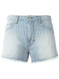 embroidered denim shorts