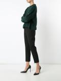cable knit cropped jumper