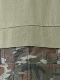layered detail hoodie