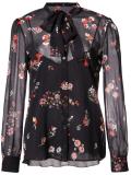 floral print sheer shirt