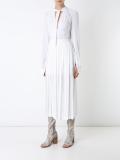 split neck shirt 