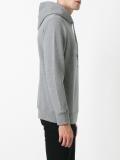 logo print hoodie