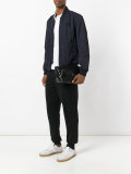 two-tone logo wash bag