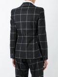 checked blazer