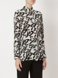 classic collar printed shirt