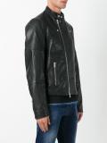 zip up biker jacket 