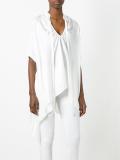 draped blouse