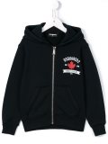 logo print hoodie