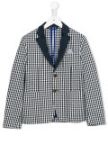 checked blazer 