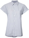 striped short-sleeve shirt