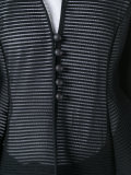 sheer flared jacket