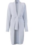 long open design cardi-coat