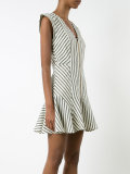 striped mini dress