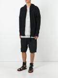zipped hoodie