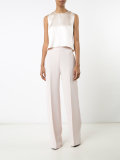 flared tailored trousers