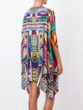 embellished printed kaftan