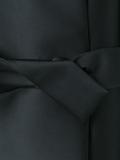 funnel neck belted coat