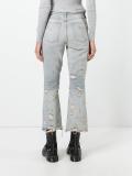 distressed cropped jeans