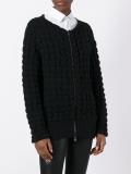 zipped cardigan 