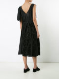 floral embroidered shift dress