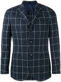 checked blazer