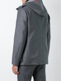 multi-pocket hooded jacket